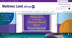 Desktop Screenshot of mattressland.com